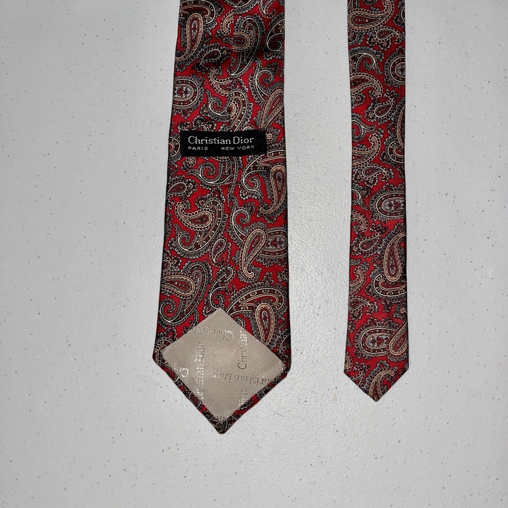 NIBag Christian Dior Paisley Tie - Picture 4 of 4